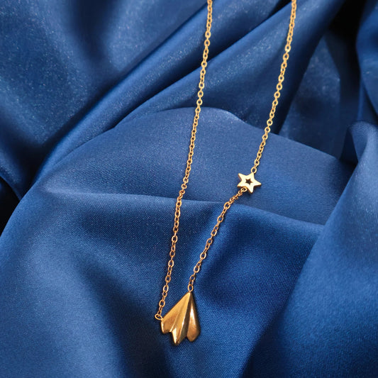 Trendy Anti-Tarnish Gold Chain with Cute Star Charm