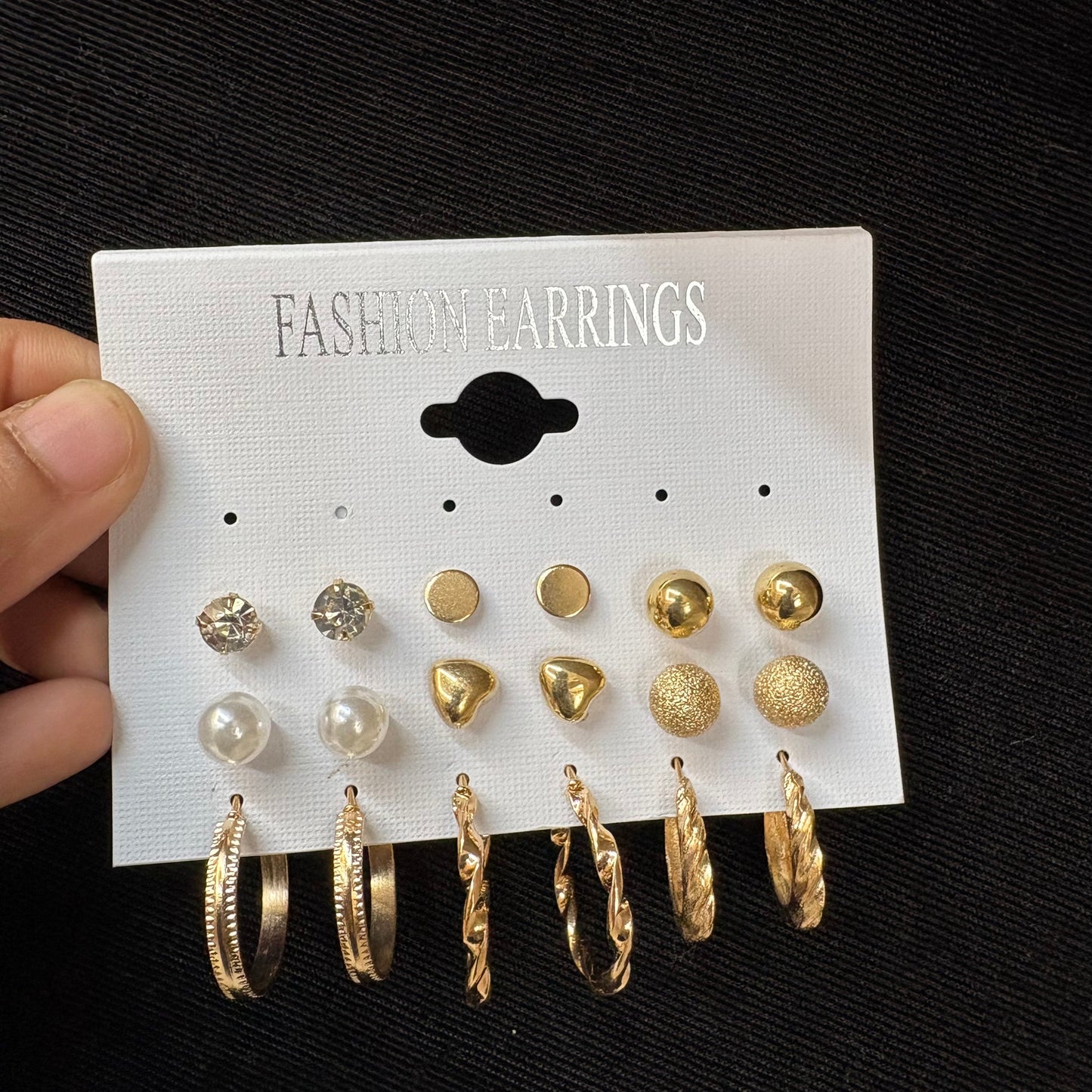 9 earring combo