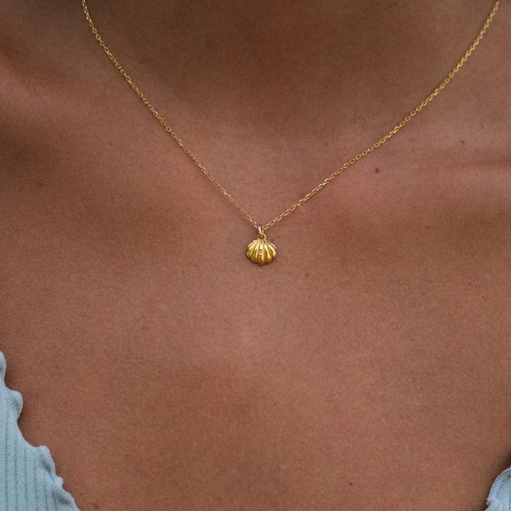 Golden Seashell Neckchain