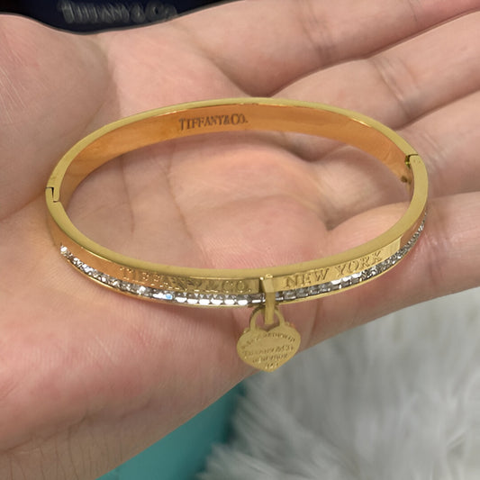 Tiffany-Inspired Gold Plated Anti-Tarnish Kada