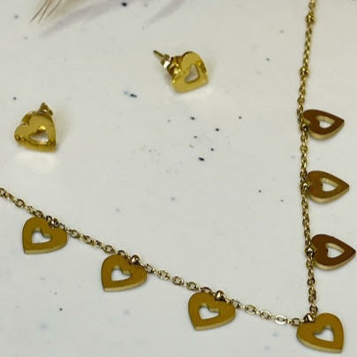 Anti Tarnish Necklace set