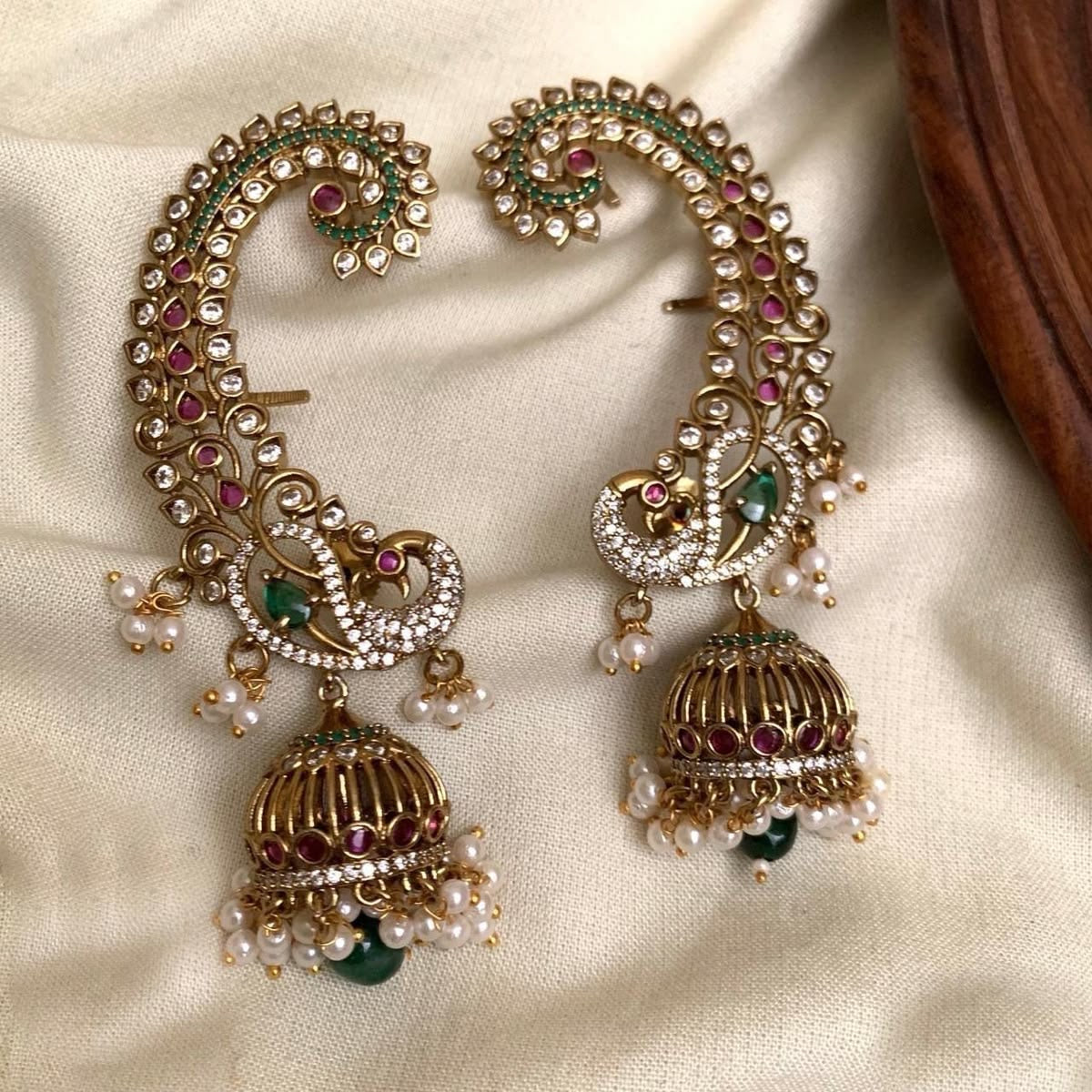 Kundan Ear cuffs