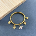Anti-Tarnish Italian Charm Stretch Bracelet