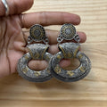 Vintage Oxidised Ethnic Earrings