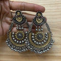 Classic Oxidised Indian Jhumka Earrings