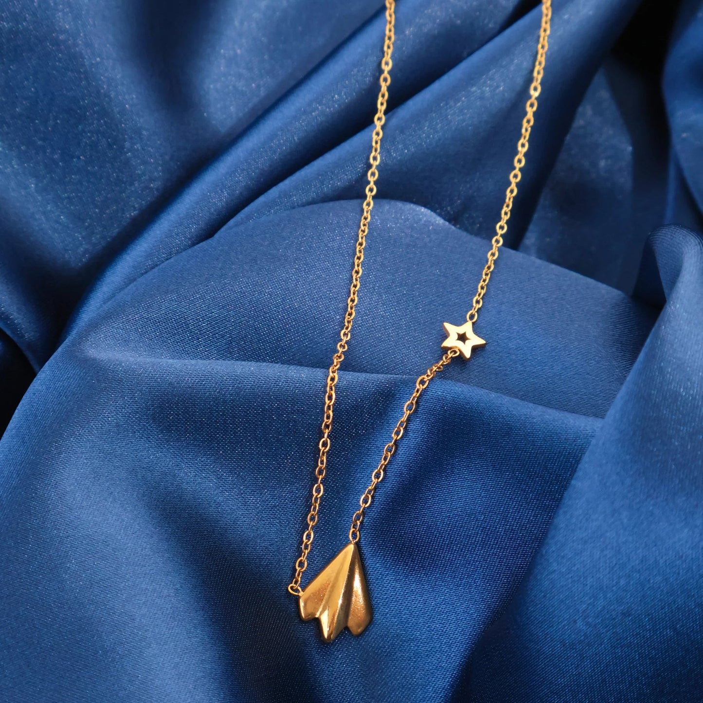 Trendy Anti-Tarnish Gold Chain with Cute Star Charm
