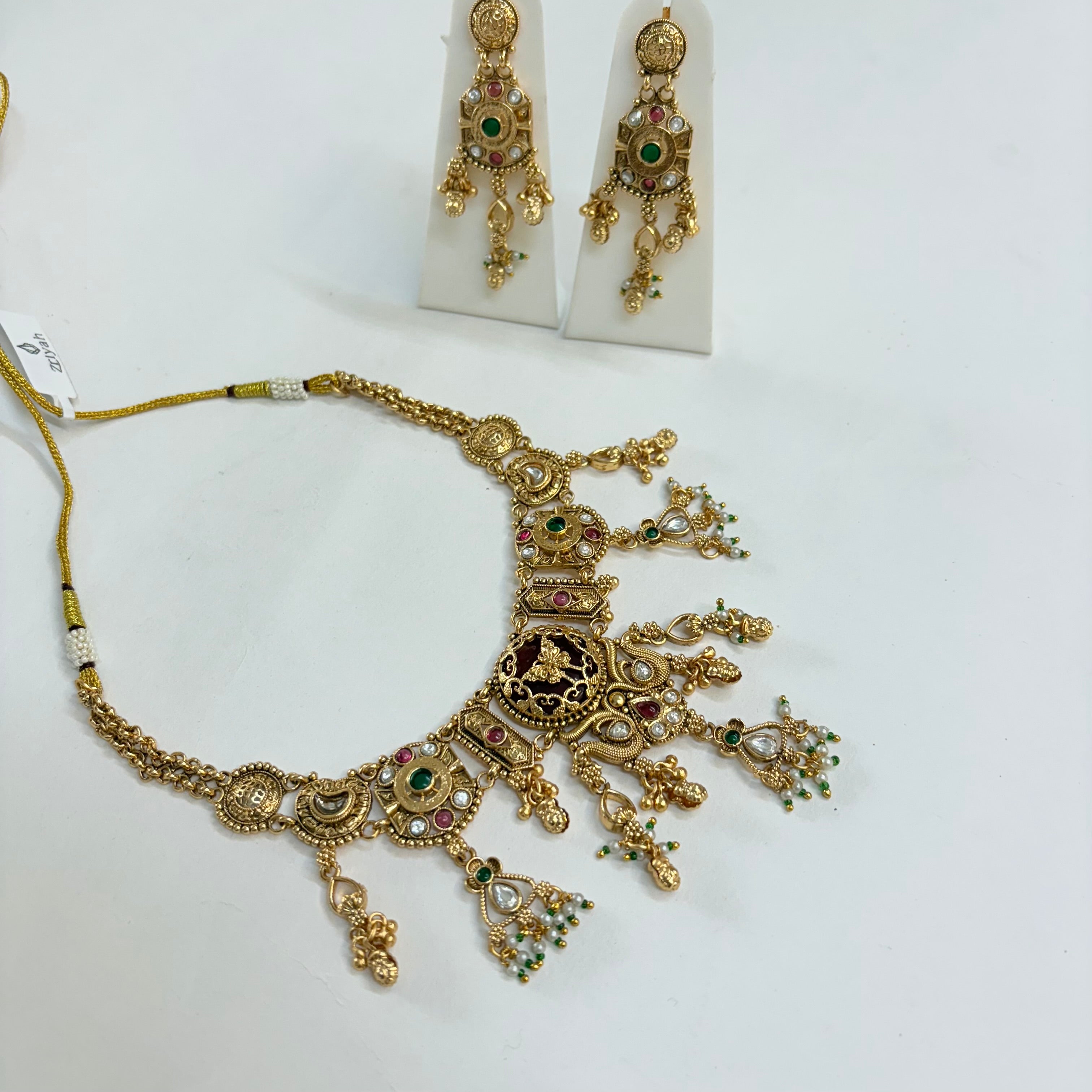 Traditional Brass Necklace Set