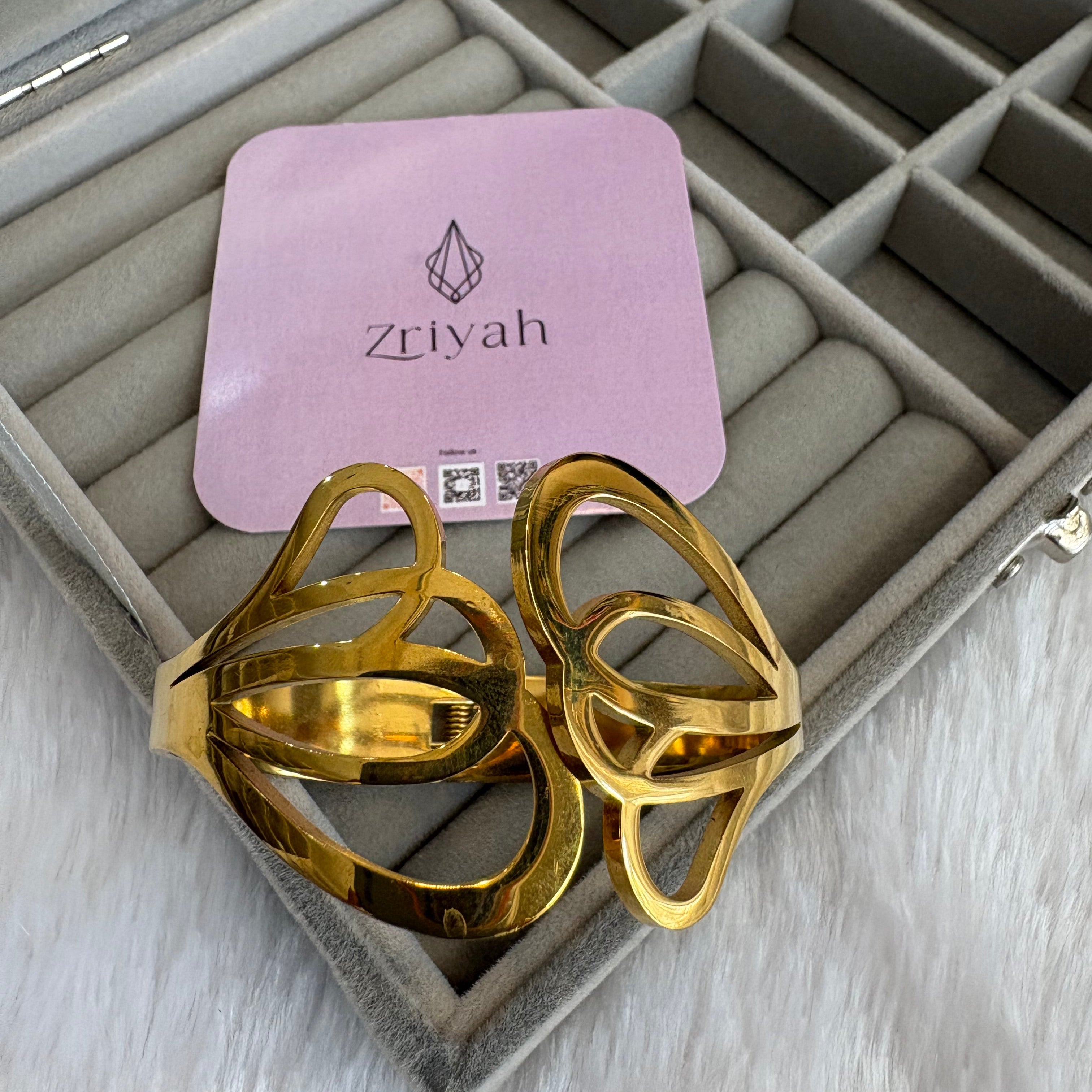Statement Open Cuff Kada  Bracelet
