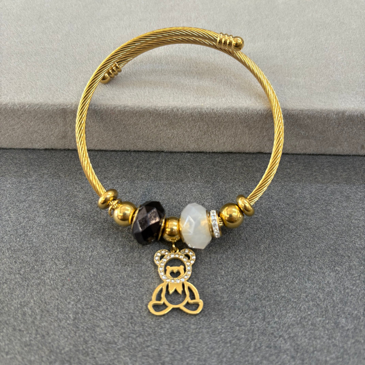 Teddy charm bracelet
