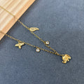 Antitarnish charm neck chain