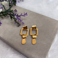 Geometric Drop Earrings – Anti-Tarnish Modern Statement