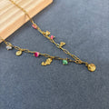 Anti-Tarnish Ocean Charm Beaded Neck Chain