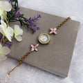 Pink Floral Watch – Elegant Bloom Timepiece