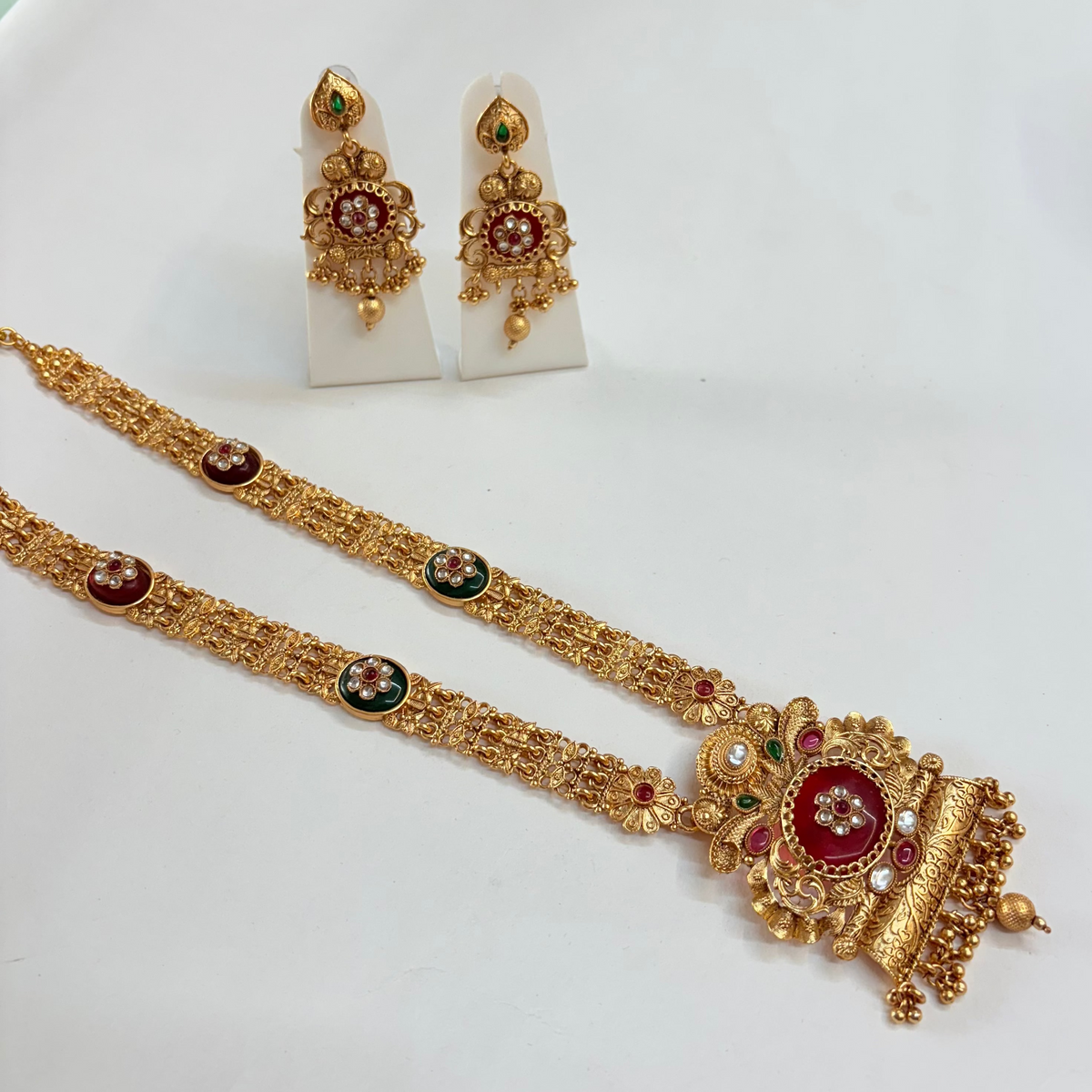 Traditional Temple Jewellery Set