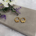 Bow Shape Hoop Earrings
