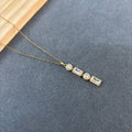 Long square neckchain