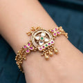 Royal Pink Meenakari Heritage Bracelet
