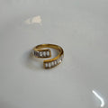 Premium Anti-Tarnish Baguette Crystal Ring |size- 8