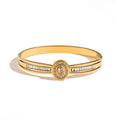 Oval Crystal Anti-Tarnish Kada Bracelet