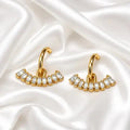 Antitarnish drop earrings