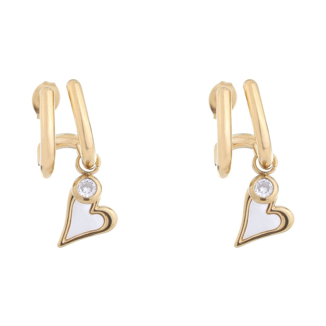 Antitarnish drop earrings