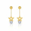 Antitarnish long earrings