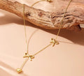 Double Bow Elegance Necklace