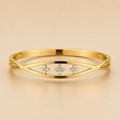 Flower diamond small Kada bracelet