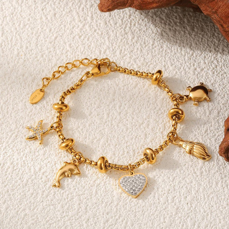Trending ocean charm bracelet
