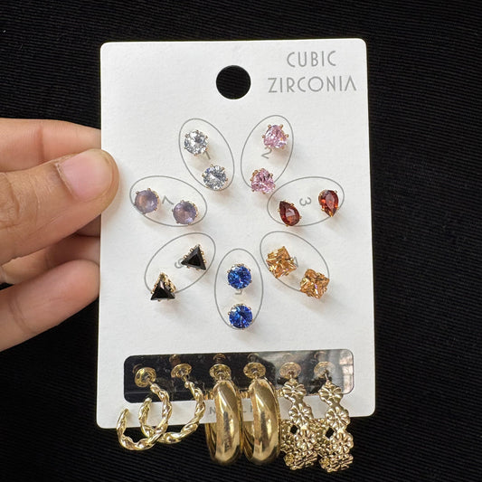 10 earring combo set