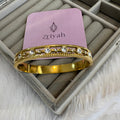 Sparkling Crystal Studded Kada Bracelet